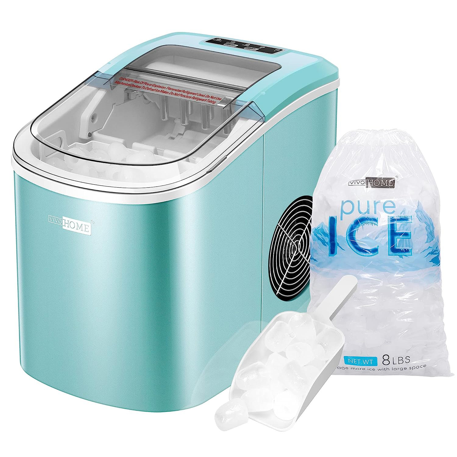 VIVOHOME Portable Ice Cube store Maker Machine